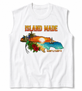 Island Made Sleeveless Tee - White