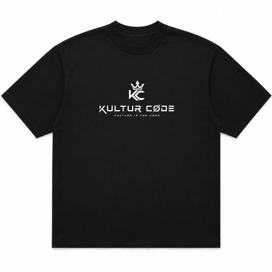 Kultur Code Signature Logo Tee - Faded Black