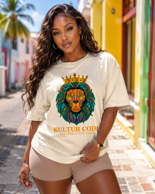 Crowned Culture Tee - Off White