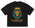 Crowned Culture Tee - Faded Black