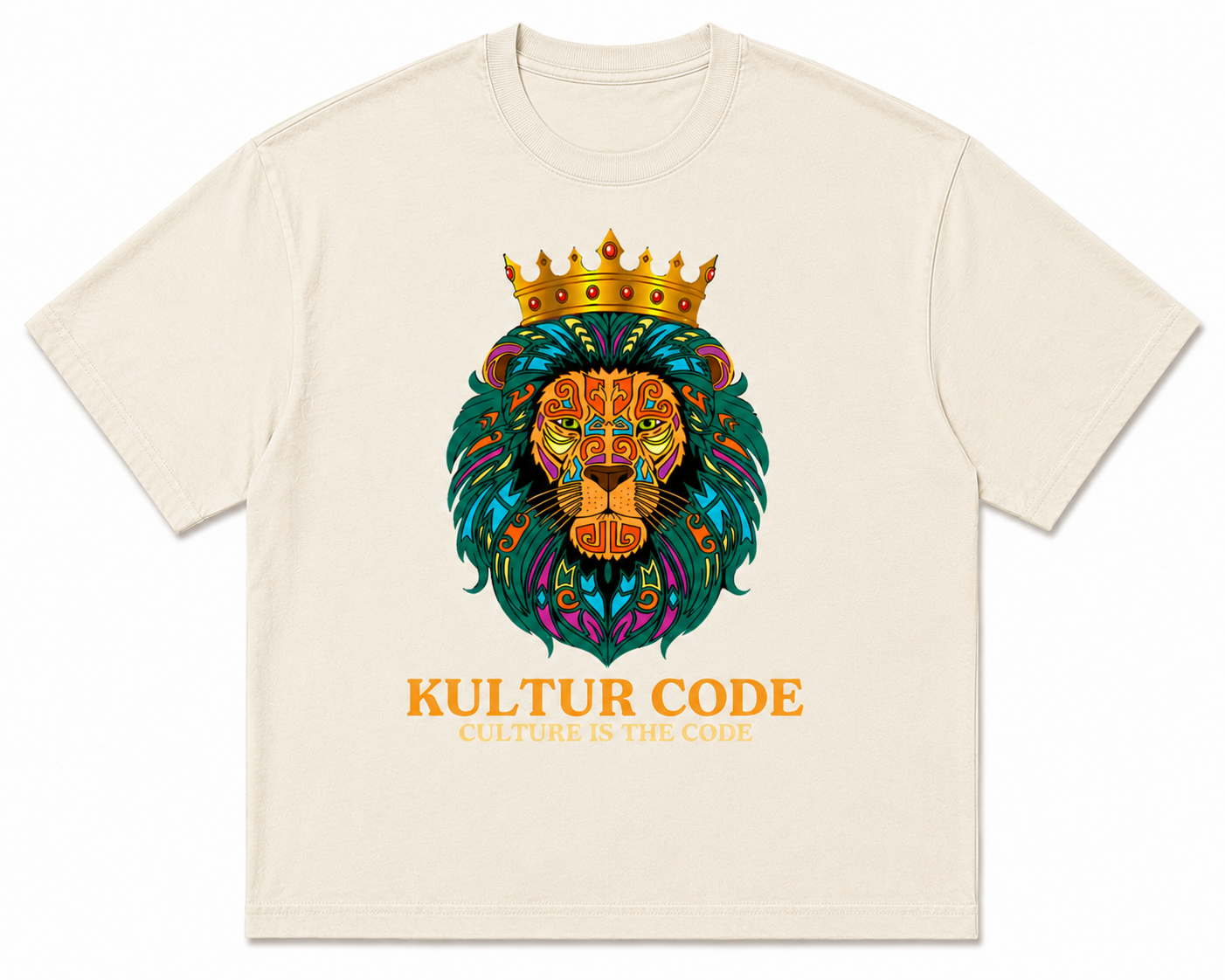 Crowned Culture Tee - Off White