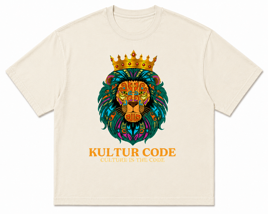 Crowned Culture Tee - Ecru