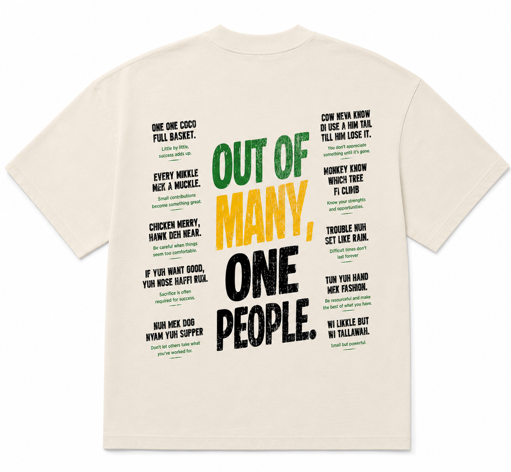 Out of Many, One People Tee - Off White