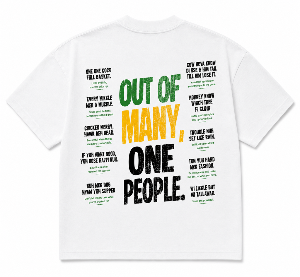 Out of Many, One People Tee - White
