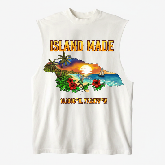 Island Made - Off White Large Graphic
